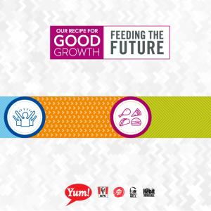 "Our recipe for good growth. Feeding the future"