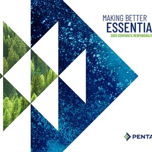 Pentair 2022 Corporate Responsibility Report cover image