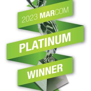 "2023 MarCom platinum winner"