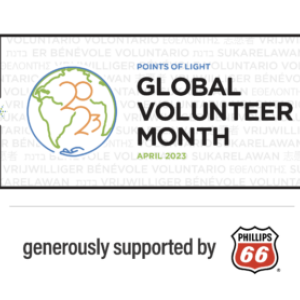 Global Volunteer Month Logo