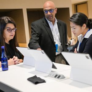 Colleagues showcase MetLife’s products and services during Investor Day.
