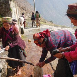 In Nepal, we empowered women to promote hygiene and sanitation.
