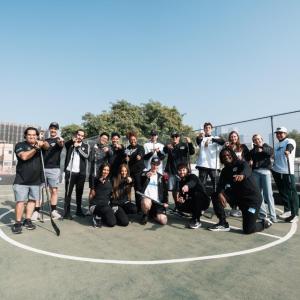 LA Kings Hockey Development Team and LA Galaxy Star Squad led sports clinics for approximately 350 students. 