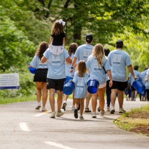 Action shot: Walk for Water
