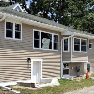 Newly repaired and restored home of Mark.