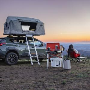 car camping near the water