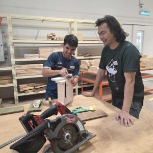 Gen team members volunteering