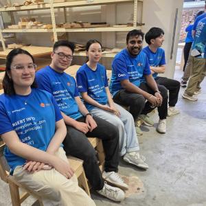 Gen team members volunteering