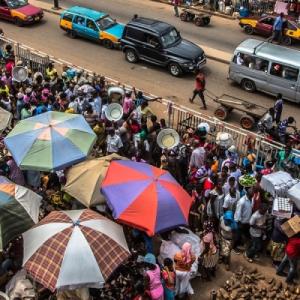 Crowds in Africa