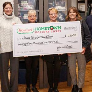 United Way Success Closet check presentation