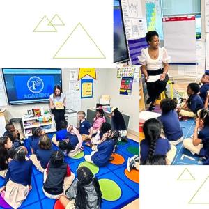 Collage of students and teachers