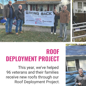 Collage of images from Roof deployment project
