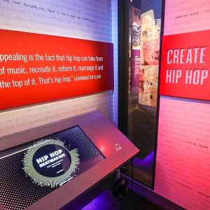 National Museum of African American Music hip hop display
