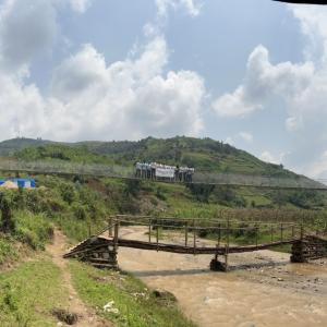 Kagarama Suspended Bridge in Rwanda