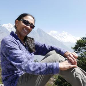 Rajani Bhakta hiking