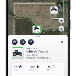 A mobile device displaying FieldOps