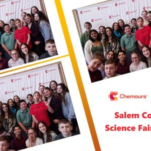A collage of photo's from the Salem County Science Fair