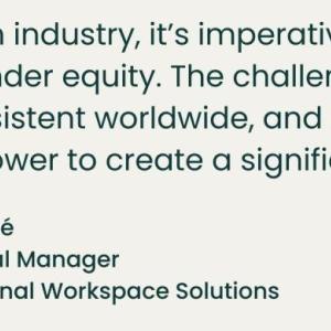 "As leaders in the tech industry, it's imperative that we elevate our commitment to gender equity. The challenges women face in joining tech are consistent worldwide, and by uniting our efforts now, we have the power to create a significant global impact." - Delphine Donne, VP and General Manager, Logitech Personal Workspace Solutions