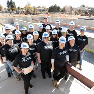 Arrow Employee Group photo on site