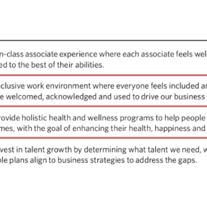 Associate Engagement & Wellness infographic