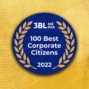 "3BL Media 100 Best Corporate Citizens 2022"