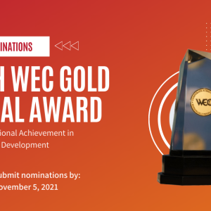 38th WEC Gold Medal Award Poster