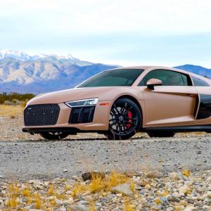 Sports car shown after 3M Finesse it paint.