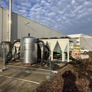 One heat pump at a Molsheim, France facility.