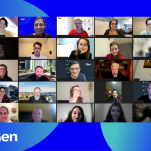 Screenshot of online meeting image