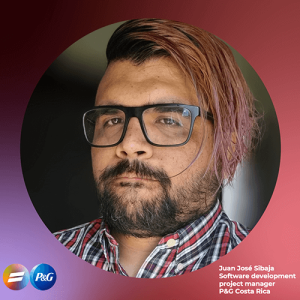 Juan José Sibaja, Software development project manager, P&G Costa Rica