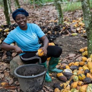 Cocoa Farmer Deborah Osei-Mensah