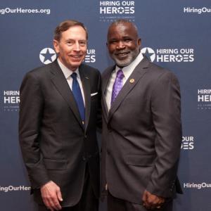 Marvin Hill with General David Petraeus