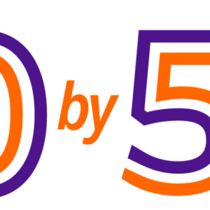 FedEx 50 by 50 logo