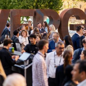 Attendees outside of VERGE