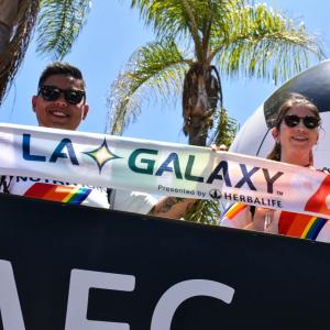 AEG, LA Kings and LA Galaxy employees show their pride at LA Pride 2022, the nation’s second largest Pride parade