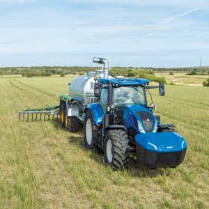 New Holland Tractor in field