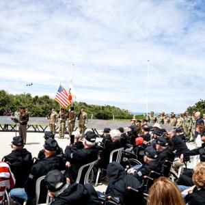 A person giving a speech