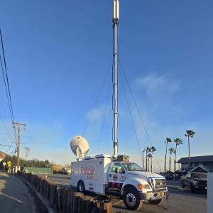 A T-Mobile vehicle on a road