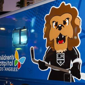 LA Kings and Children's Hospital LA's mobile blood drive at Crypto.com Arena.