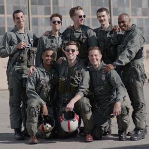 A group photo of people in military uniform 