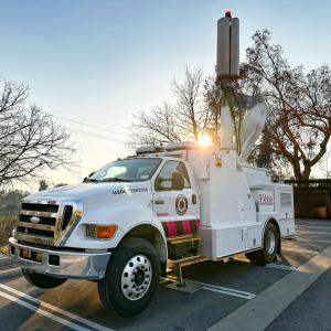 A T-Mobile vehicle in a parking lot