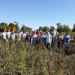  CNH Industrial employees supported the Hunger Task Force Farm