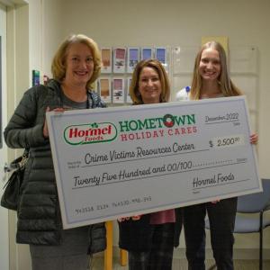 Crime Victims Resource Center check presentation