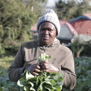Many smallholder farmers like Grace live at or below the poverty line.