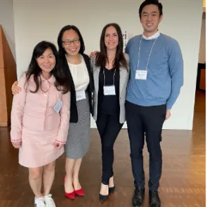 L-R: Theresa Mai Wright from Little Saigon TV, Patricia Ratulangi from Nielsen, Rebecca Hadnott from Lexus, Samuel Yoon from IW Group Inc.