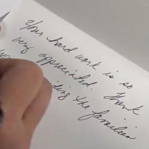 Your hard work is so very appreciated. Thank you card.