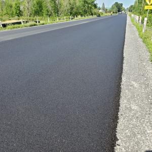 newly laid asphalt