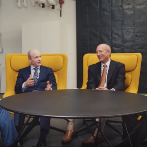 4 people meeting at a table