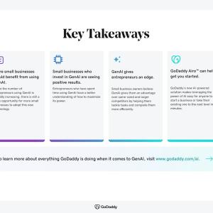 Chart showing Key Takeaways.