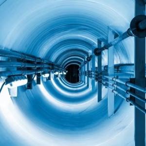 tubes going through tunnel